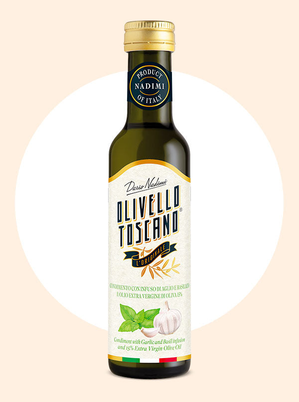 Infuso di Aglio e Basilico  in Olio Extra Vergine di Oliva